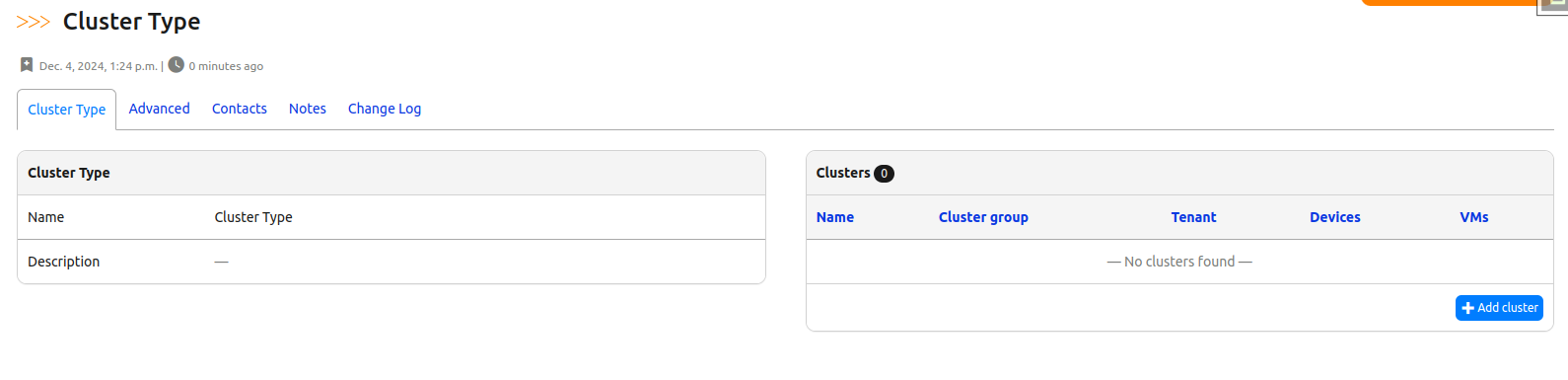 ClusterTypeView Before/After Example